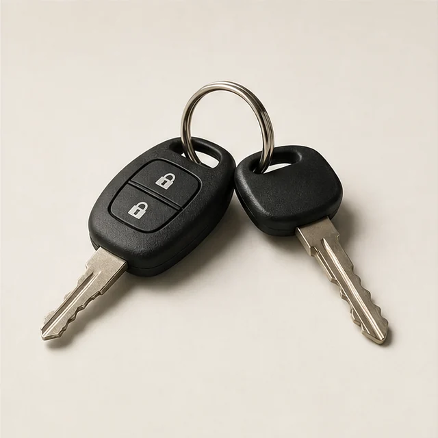 A set of car keys